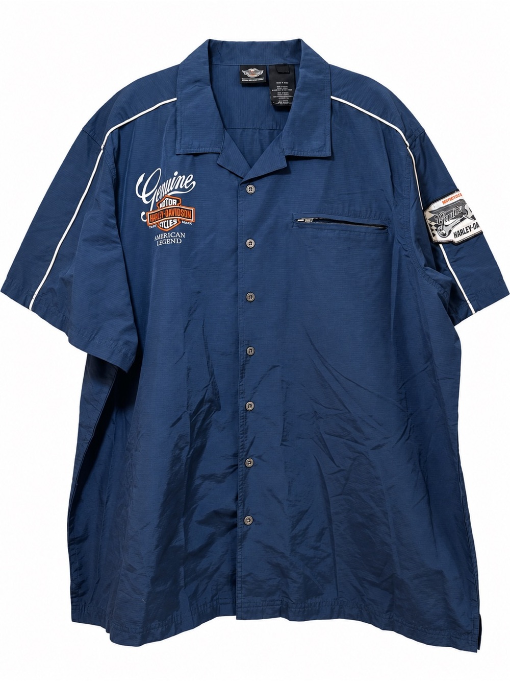 Harley-Davidson American Legend Garage Shirt Blue Men’s 2014